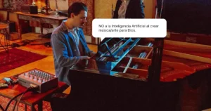 Steven Richards rechaza IA en su música para Dios - NO a la Inteligencia Artificial al crear música/arte para Dios.