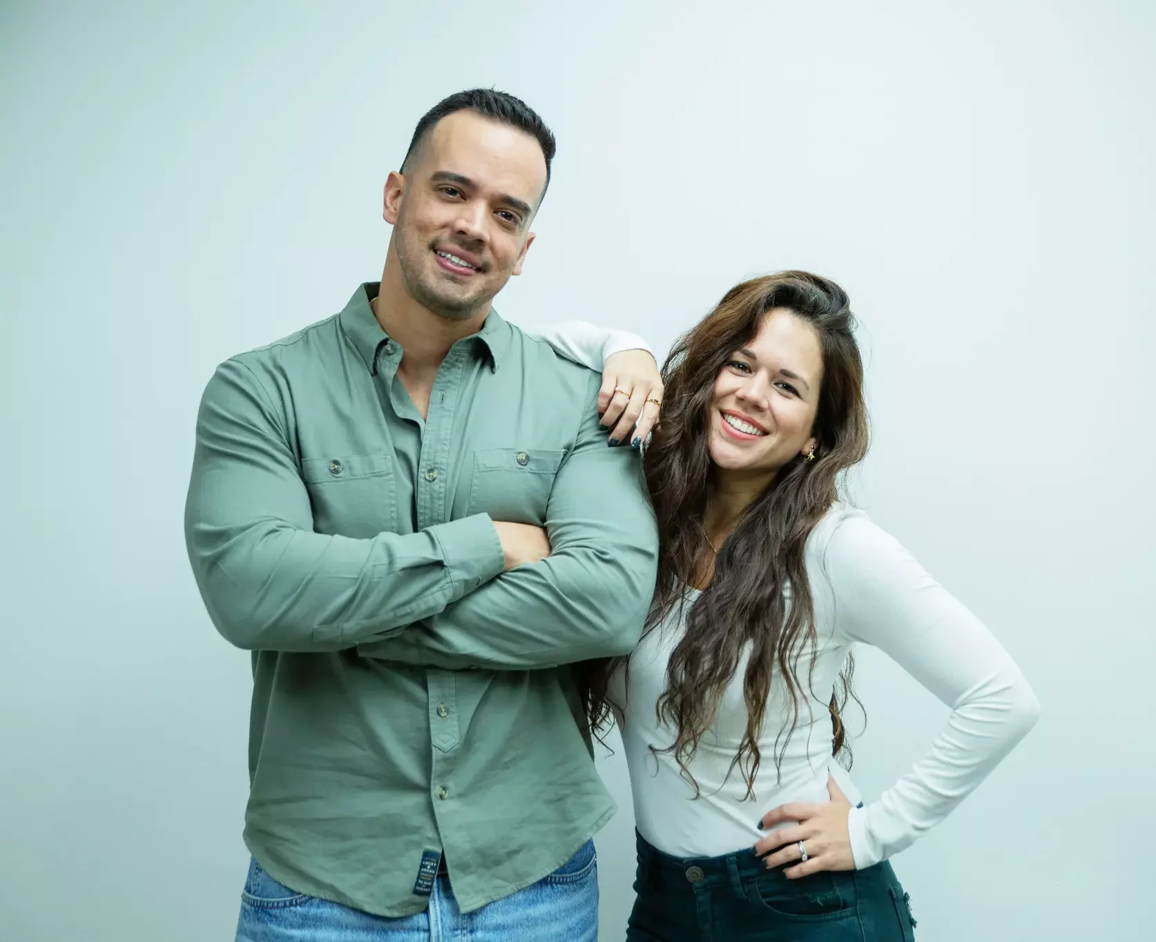 Pedro Jr y Viviana Pombo