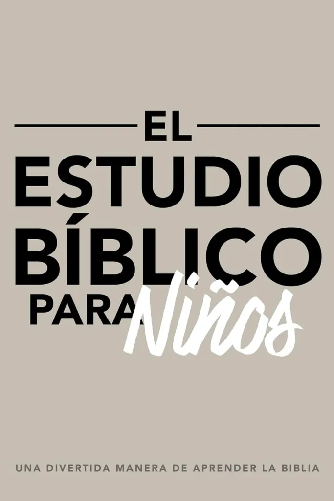 El estudio bíblico para niños