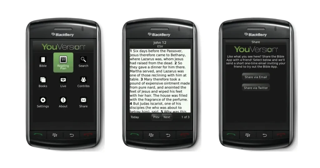 youversion blackberry