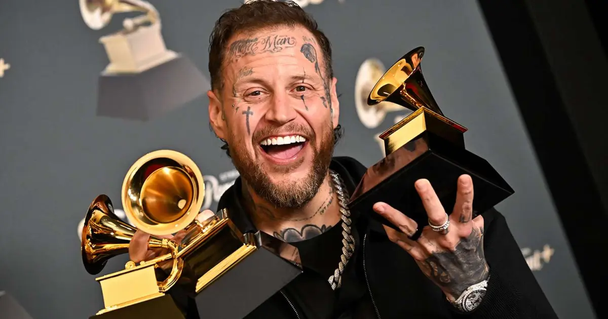 Grammys 2026: Jelly Roll y el discurso de fe que resonó más allá de la música