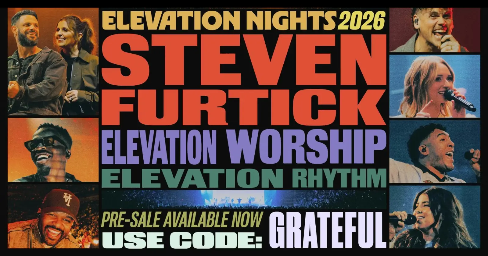 Elevation Nights 2026: La gira de adoración vuelve en otoño