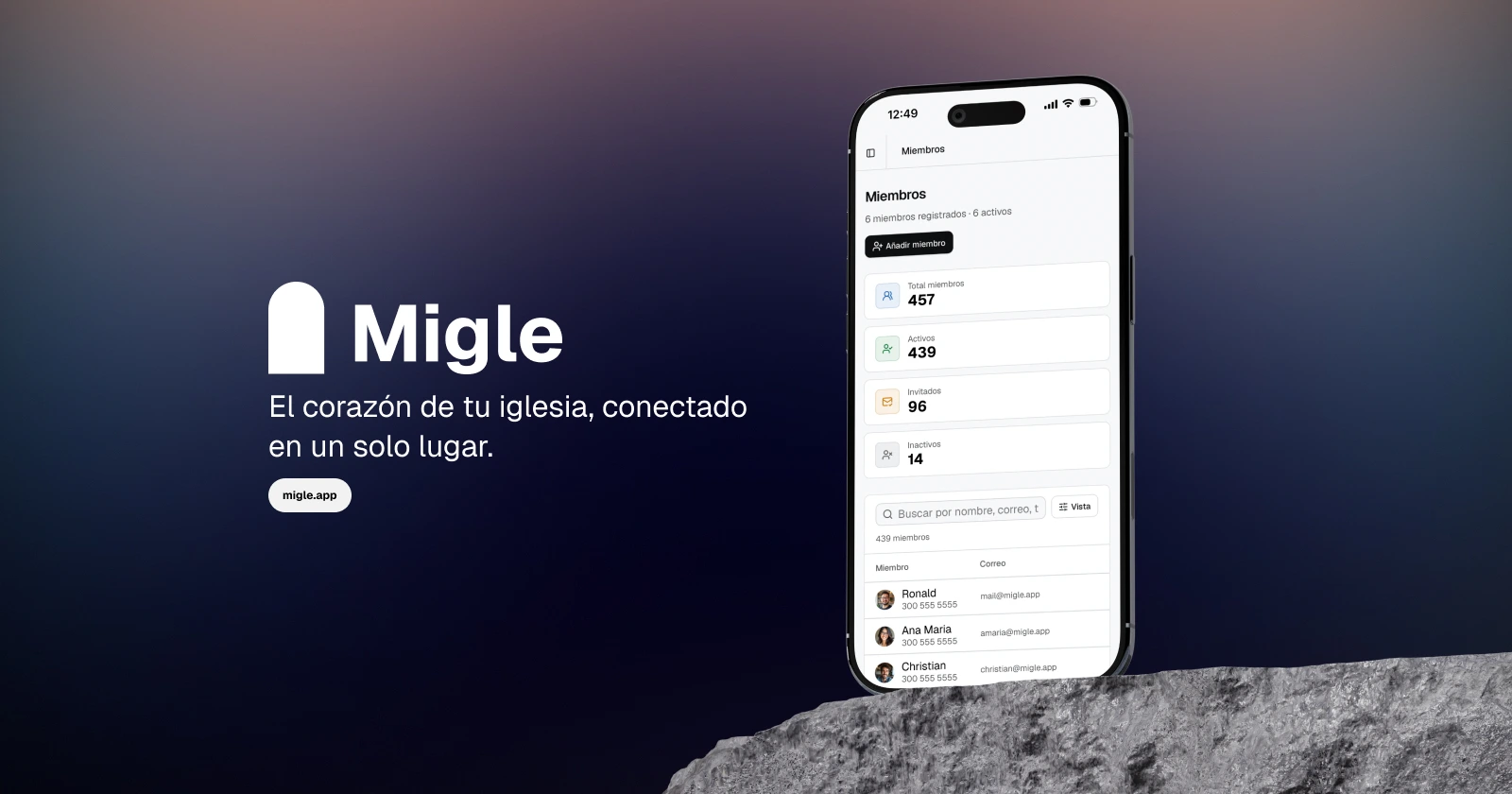 Migle: la app que está cambiando cómo las iglesias se organizan