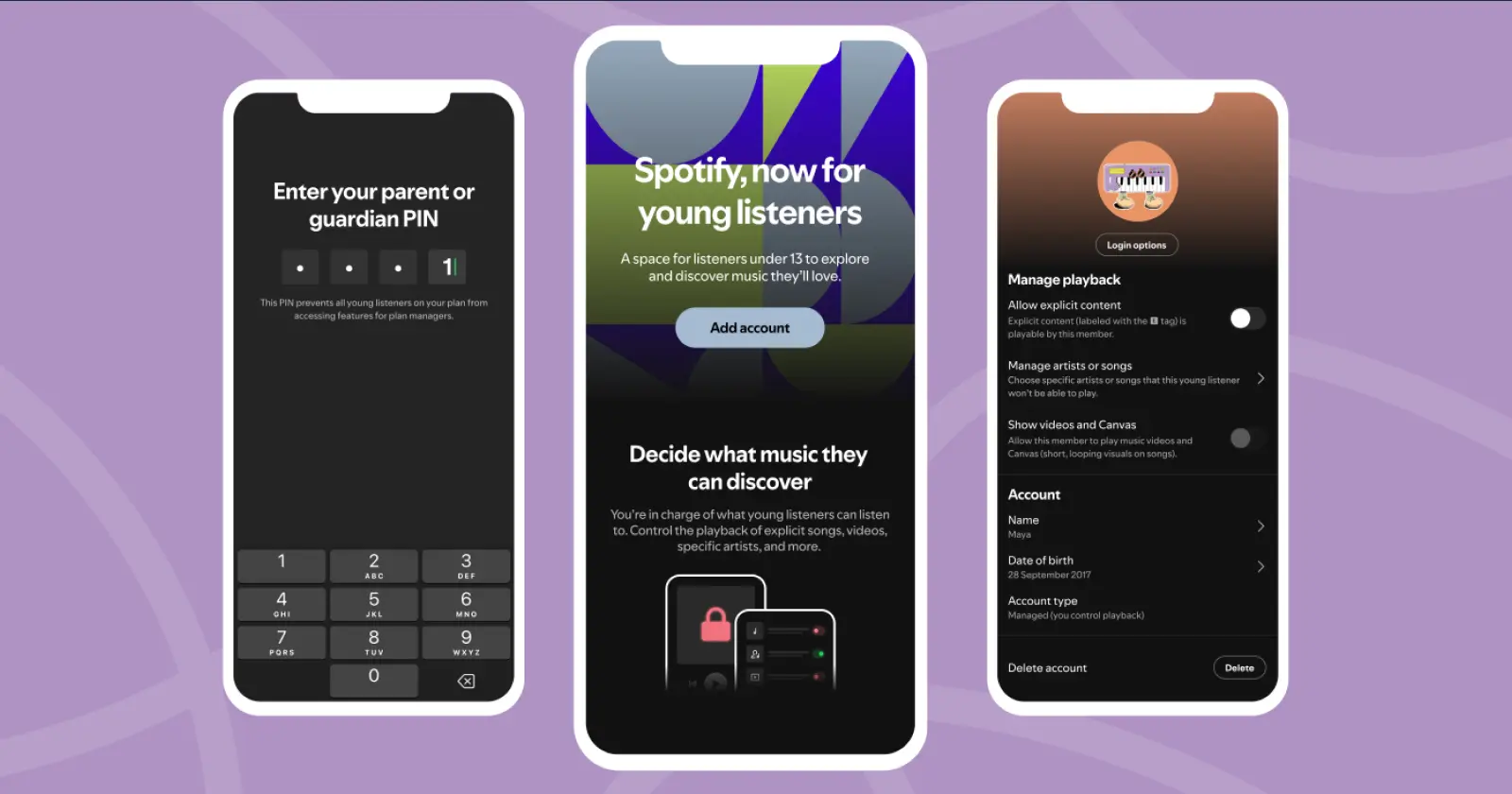 Spotify para niños